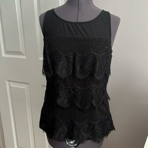 WHBM lacey tiered tank.